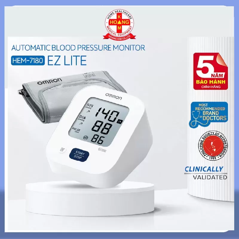 Máy đo huyết áp bắp tay Omron Ez Lite HEM-7180