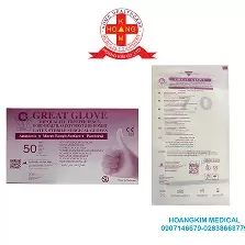 Găng tay tiệt trùng có bột size 6.5; 7; 7.5