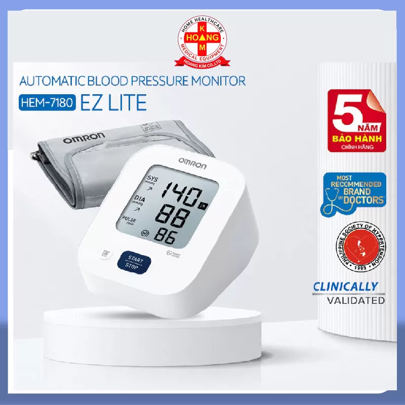 Máy đo huyết áp bắp tay Omron Ez Lite HEM-7180