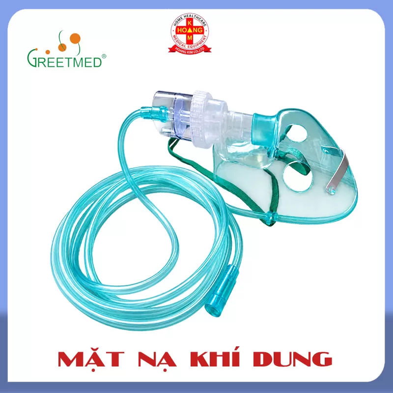 Mặt nạ xông khí dung Greetmed Mask xông khí dung trọn bộ phụ kiện máy xông mũi họng