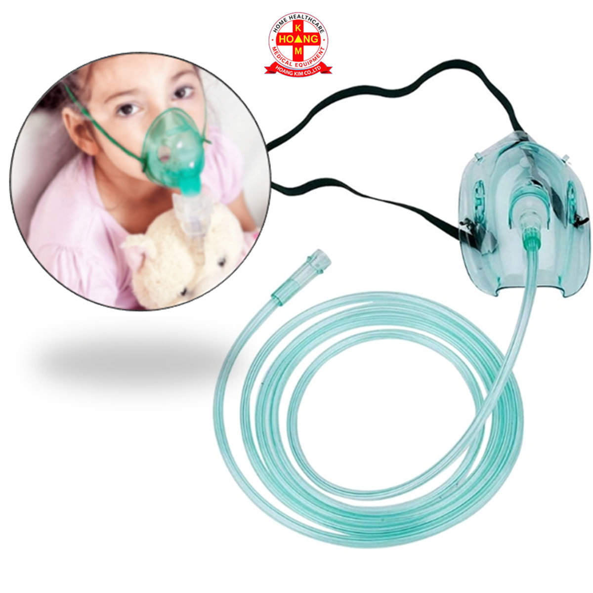 Mặt nạ xông khí dung Greetmed Mask xông khí dung trọn bộ phụ kiện máy xông mũi họng